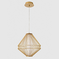 Подвесной светильник 26 см, 15W, 4000K, Crystal Lux CUADRA SP15W LED GOLD, золото