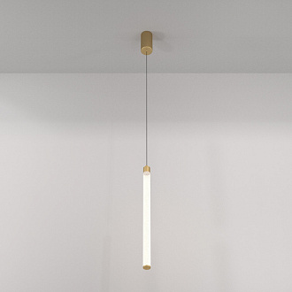 Светильник 3 см, 20W, 3000K, Maytoni Pendant Ray P022PL-L20G3K, золото