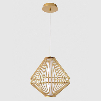 Подвесной светильник 26 см, 15W, 4000K, Crystal Lux CUADRA SP15W LED GOLD, золото