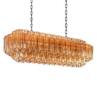 Подвесная люстра 102 см, Loft IT Celebration 10579/1000R Amber, бронза