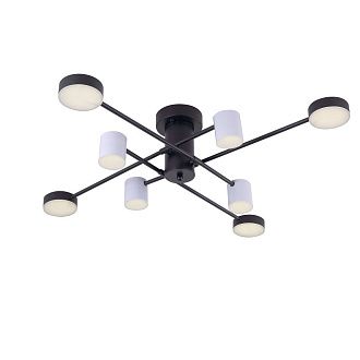 Светильник 92,6*92,4*22-22 см, *LED*40W, Freya  FR6048CL-L8B, Черный