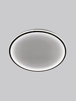 Светильник потолочный SAPFIR SPF-9369 BLACK/ЧЕРНЫЙ D600/H45/2/LED/2*68W 2.4G BLACKLINE 22-12 (1)