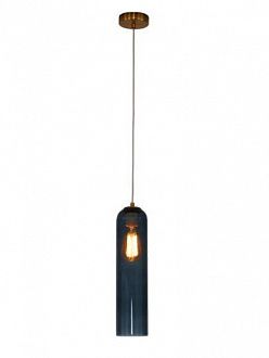 Светильник подвесной Omnilux Parrini OML-99616-01, бронза/бирюзовый