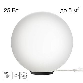 Настольная лампа 25 см, Citilux RON CL941D25T5, черный