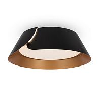 Светильник *50*-15 см, *LED*65W, 3000-7000K, Freya Портал/Portal FR6092CL-L72GB, Черный с Золотом