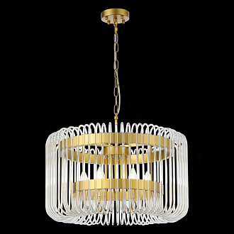 Люстра подвесная 60 см, 240W, ST LUCE GROSSETO SL1228.203.06 Золотистый