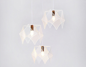 Светильник подвесной 51*100 см, E14 W, К, белый, золото Ambrella Traditional Traditional TR8426