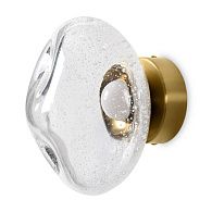 Настенный светильник 20 см, 5W, 3000K, FreyaMote FR5601WL-01TR, латунь
