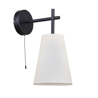 Бра 14*29,5 см, 1*E14, 40W, F-Promo Carino 4621-1W, черный матовый