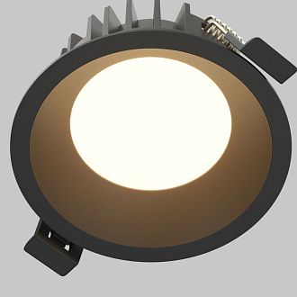Встраиваемый светильник 9 см, 10W, 2700-4000K, Maytoni Technical Okno DL055-10W2.7-3-4K-B, черный