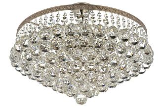 Люстра потолочная *46*35 см, 6*E27*60W, Arti Lampadari Castellana Nickel Castellana E 1.3.46.501 N, Матовый никель