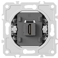 Donel механизм HDMI 2.0a, черный,  разъем Type A 180° 4K  Full HD @ 60 Hz 3D, HDR,  серия DB, DB20200