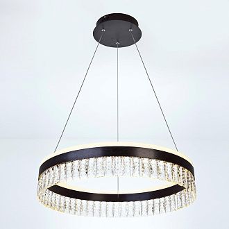 Подвесной cветильник 40*40*100 см, LED 70W, 3300 / 5000К, Черный LED4U L1090-400