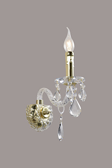 Бра L210 x W130 x H375, мм, 1*40W, GOLD (Золото) NewRgy 8285/1G GOLD