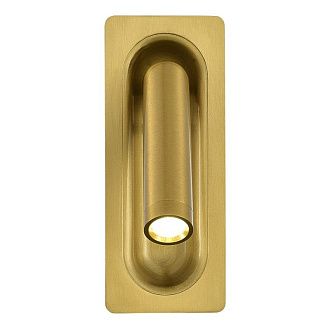 Спот 11,5*7*-17 см, 1*LED, 3W, 4000K, ST-Luce Parilla SL6238.301.01, латунный