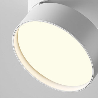 Накладной светильник 12*12*8,2 см, LED, 18W, 3000К, Maytoni Technical ONDA C024CL-18W3K-W-1 белый