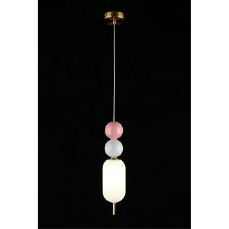 Детский светильник 10*50-150 см, 1*G9, 5W, Aployt ROSABELLA APL.320.06.01, латунный
