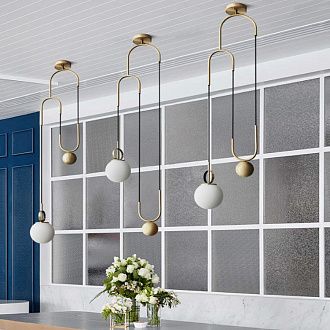 Подвесной светильник Inodesign Cradle Brass 40.1946