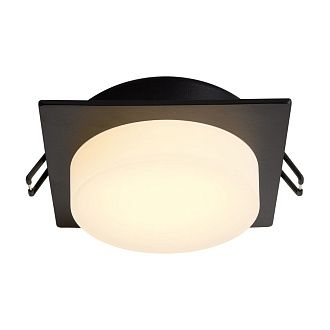 Встраиваемый светильник 10,5*10,5*-4,5 см, 1*GX53*12W Voltega  VGL7237DLB-01B3, Черный