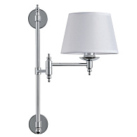 Неоклассика  Crystal lux POESIA AP1 CHROME, Текстиль+пластик