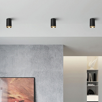 Светильник 9W 4200K чёрный 25033/LED Elektrostandard