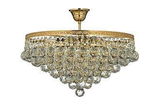 Люстра потолочная *46*35 см, 6*E27*60W, Arti Lampadari Castellana Gold Castellana E 1.3.46.501 G, Золото