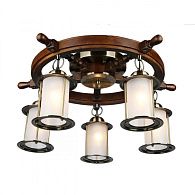 Люстра 60*60*30 см, 5*E27, 60W, Omnilux Omnilux 503 OML-50307-05, бронзовый