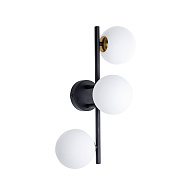 Бра 22*42*24 см, 3*G9, 33W, Arte Lamp Gemini A2243PL-3BK, Черный