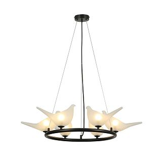 Люстра 75*75*120 см, 6*G9 Gerhort G31213/6BK WT, Черный