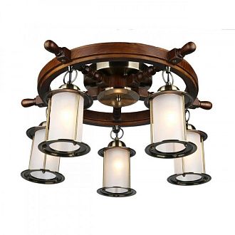 Люстра 60*60*30 см, 5*E27, 60W, Omnilux Omnilux 503 OML-50307-05, бронзовый