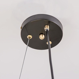 Люстра подвесная Citilux Планета CL105155 Венге+Бронза, диаметр 56 см.