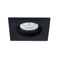 Точечный светильник 9,2*9,2*2,5 см, 1 GU10*50W, К, Arte Lamp Tarf A2178PL-1BK, Черный, вр 8,3 см