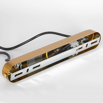 Линейно-подвесной светильник Lussole LSP-8789, 94*20 см, бронзовый