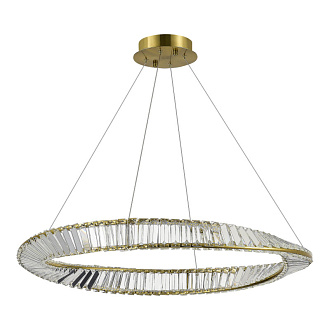Светильник подвесной 80*200 см, LED*1*45W, 4000K, St Luce Ritorto SL6204.311.01, Латунь