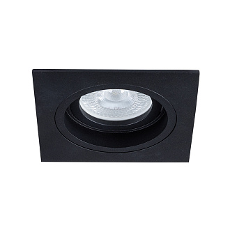 Точечный светильник 9,2*9,2*2,5 см, 1 GU10*50W, К, Arte Lamp Tarf A2178PL-1BK, Черный, вр 8,3 см