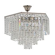 Люстра потолочная *40*21 см, 6*E27*60W, Arti Lampadari Loreto Nickel Loreto E 1.5.40.105 N, никель