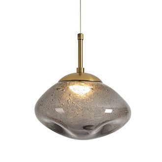 Подвесной светильник 20 см, 5W, 3000K, Freya Mote FR5601PL-01GR, латунь