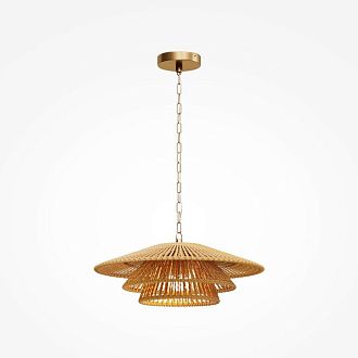 Подвесной светильник 45*45*214,5 см, 1*E27*60W, Maytoni Costa MOD394PL-01BS, латунный