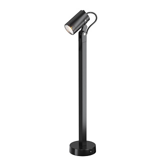 Ландшафтный светильник  5,5*10 см, GU10 1 50W, К, Черный Maytoni Scope O025FL-01B1