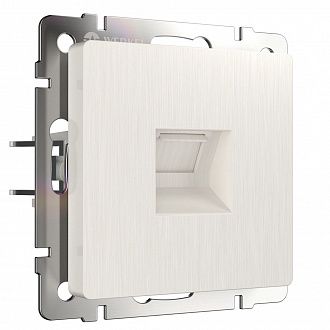 W1181013 Розетка Ethernet RJ-45, перламутровый рифленый Werkel, 4690389172717