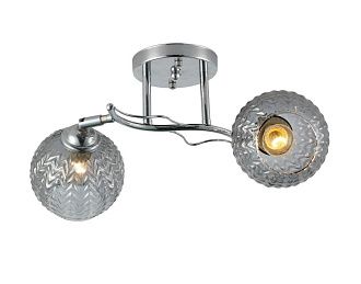 Люстра L430 x W260 x H220, мм, 2*40W (80W), CHROME (Хром) Sfera Sveta 06504/2 CHROME