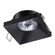 Встраиваемый светильник Novotech Metis 370741 черный, вр 6,8 см