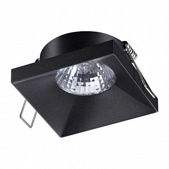 Встраиваемый светильник Novotech Metis 370741 черный, вр 6,8 см
