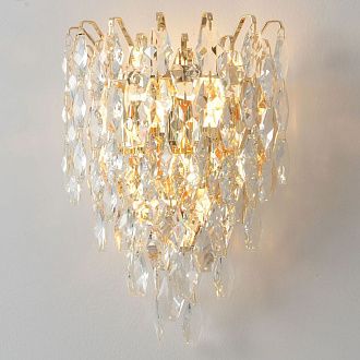 Бра 33 см, Crystal Lux HEDONIST AP3, золото