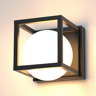 Бра 21,5*20*20 см, E27 * 1 20W,  Mantra Desigual 7616, черный