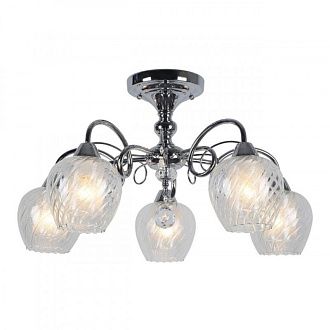 Люстра 59*33 см, 5*E14, 40W, Omnilux Omnilux 536 OML-53607-05, хром