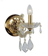 Бра *24*32 см, 1*E14*40W, Dio D`arte Diamante Diamante E 2.1.1.600 G, Золото