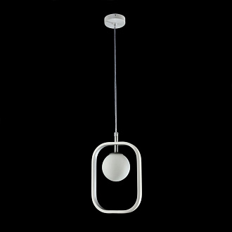 Подвесной светильник Maytoni Avola MOD431-PL-01-WS белый-серебро