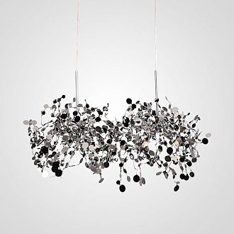 Подвесной светильник Tezani Argent Suspension Linear 80*40*40 см, 6*G9*40W, ImperiumLoft 40.1444, Хром