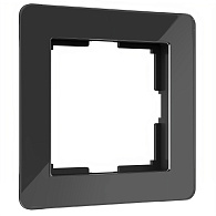 W0012708 Рамка на 1 пост Acrylic, черный Werkel, 4690389184826